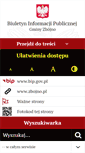 Mobile Screenshot of bip.zbojno.pl